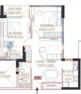 Floor Plan of Bengal Peerless Housing Avidipta Phase Ii